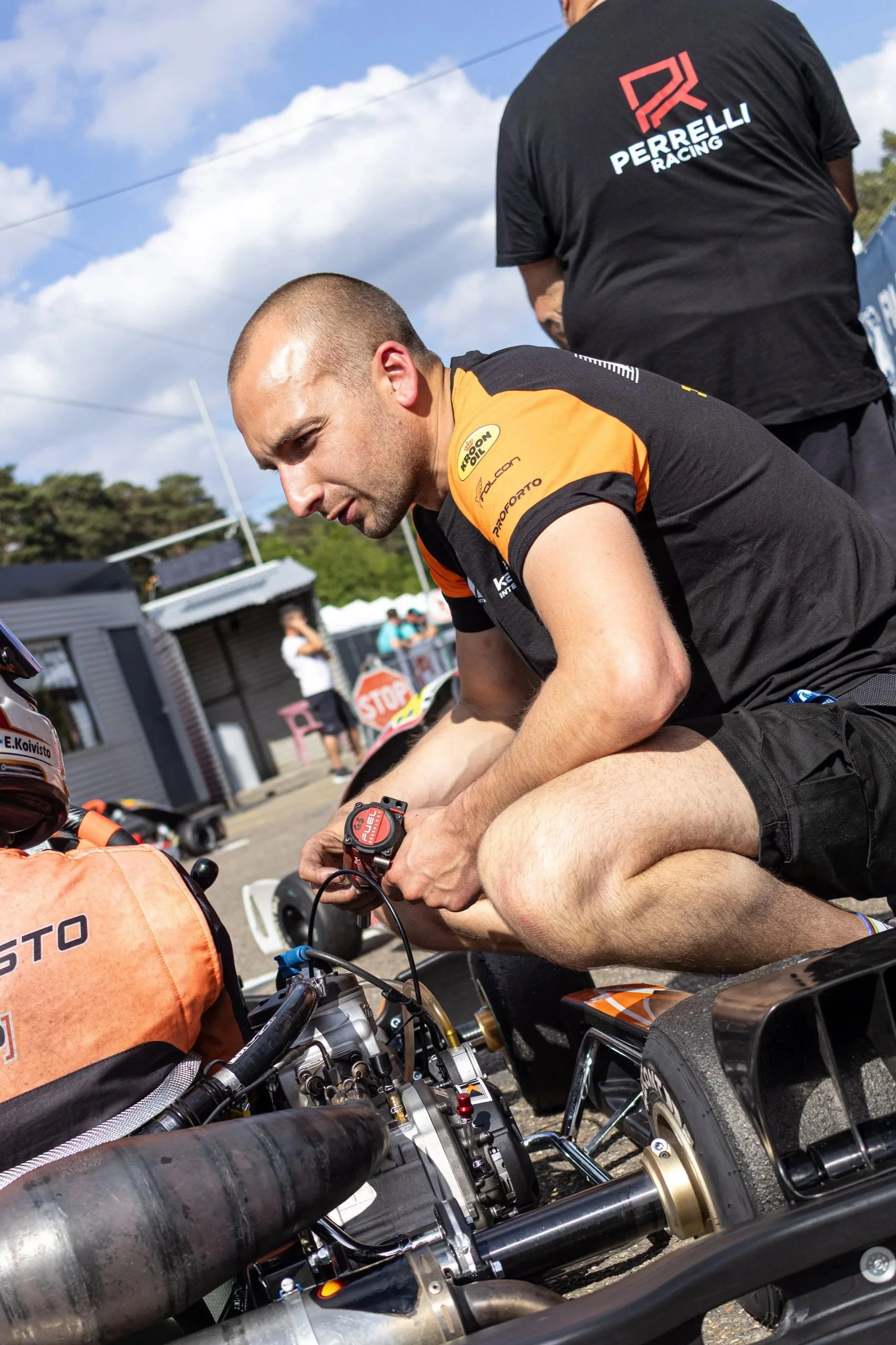 Guust Specken at the KZ European championship