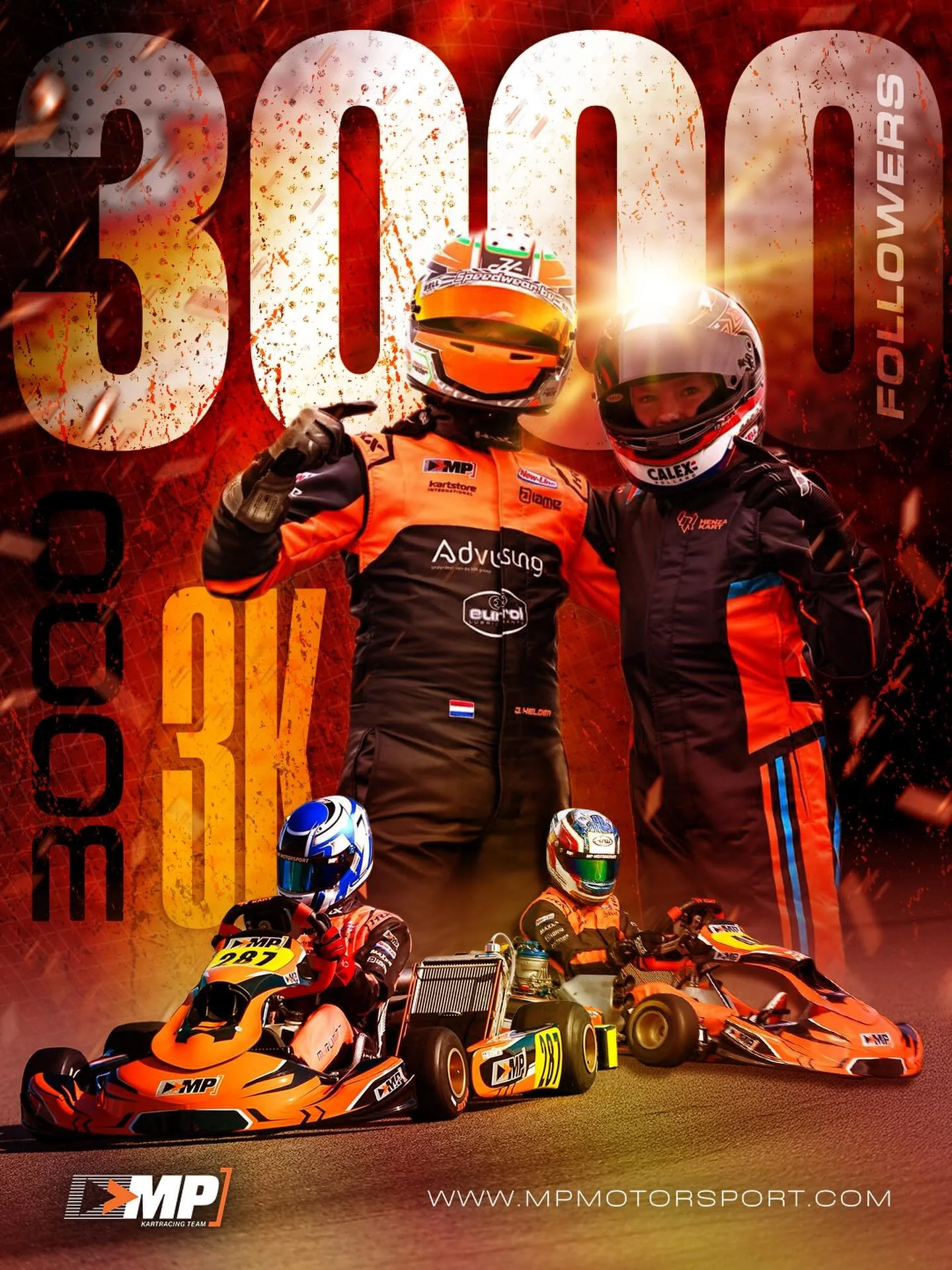 🍊3️⃣0️⃣0️⃣0️⃣ Instagram followers 👏

👉 What a milestone for MP Kart Team. From race weekends to behind-the-scenes moments, your support, engagement, and enthusiasm keep us motivated every step of the journey.

Thank you to everyone who follows us,