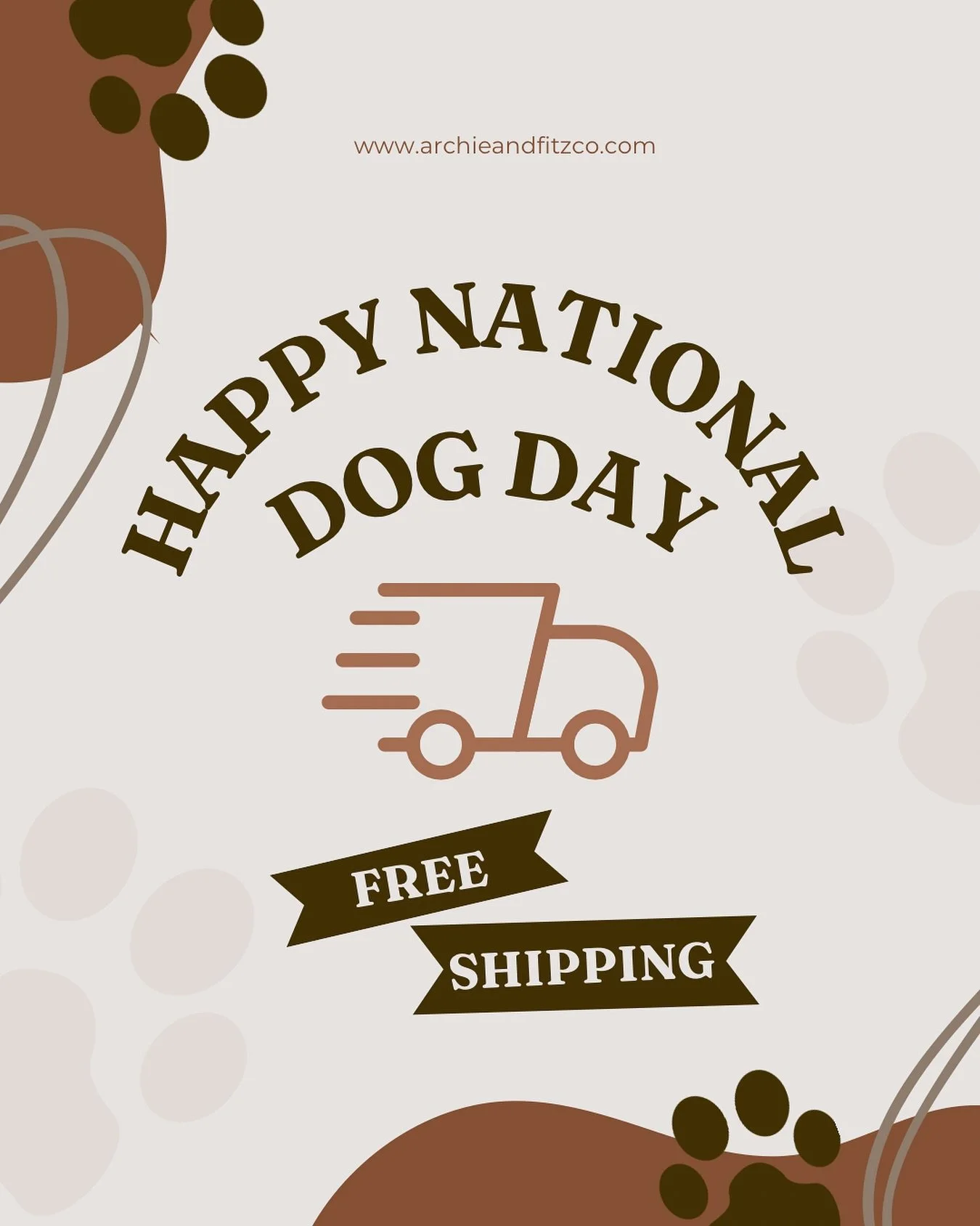 ✨ Celebrating National Dog Day ✨
Enjoy Free Shipping today only
Use code &ldquo;dogday&rdquo; at checkout !