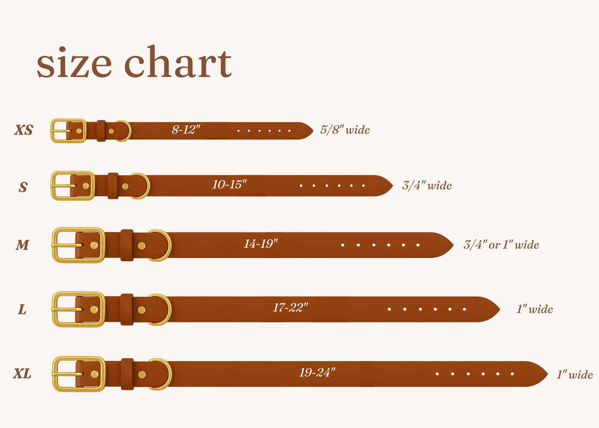 Size Guide — Archie & Fitz Co.