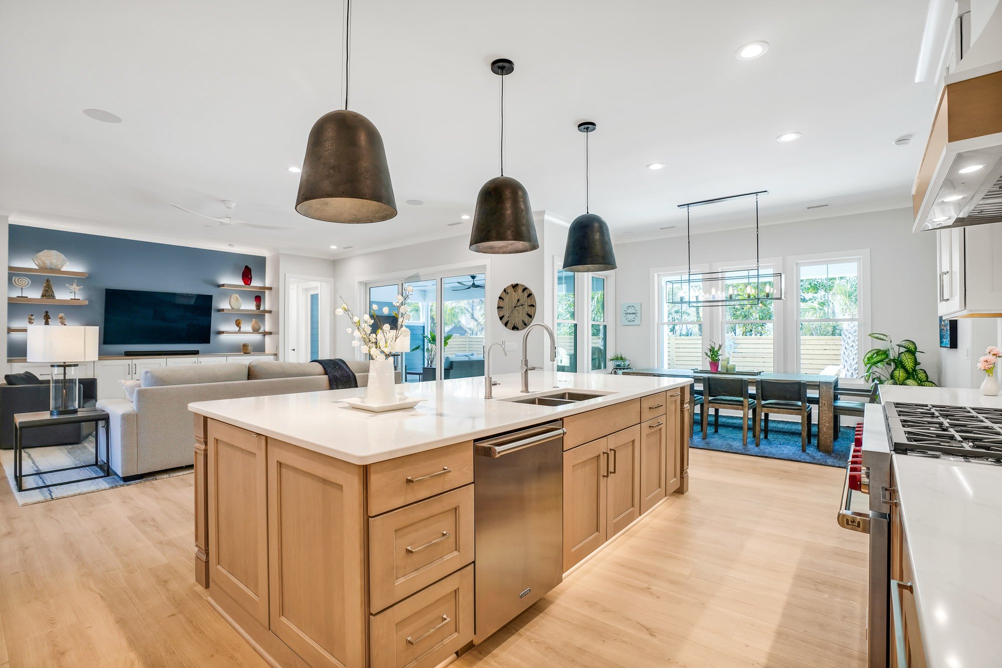 Coastal Transitional Kitchen Remodel by Magnolia Grove Design & Cabinetry project photo 3