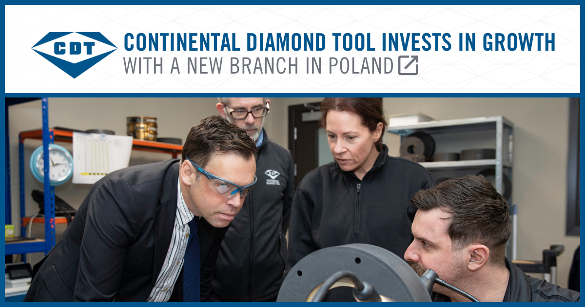 Continental Diamond Tool Ltd. Moves Toward £1 Million Milestone with Poland Expansion Plans