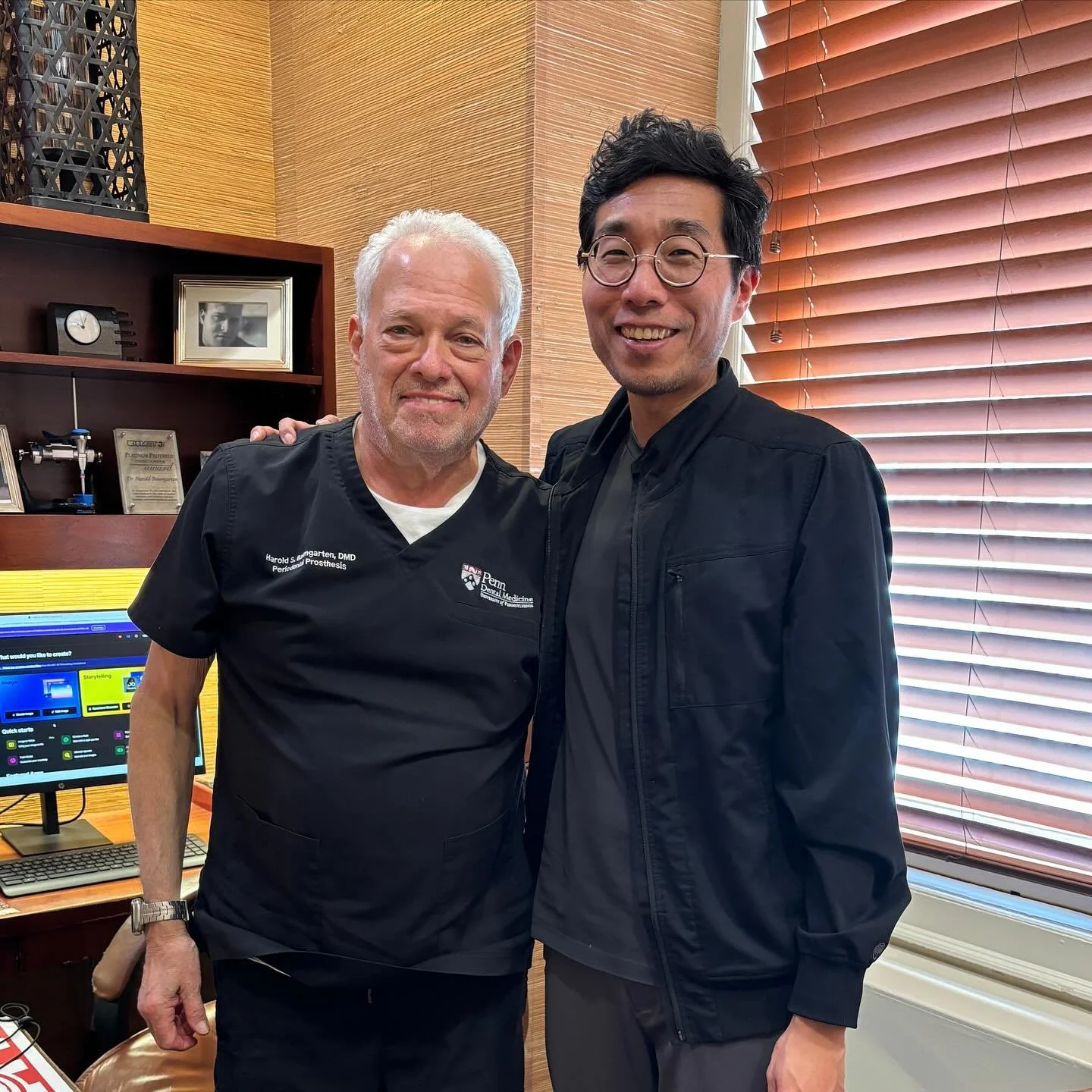 Shoutout to the GOAT in perio-prosth @hbaumgarten for a well deserved upcoming retirement. It has been a pleasure working with you and I appreciate your humor, skill, and generosity. 🙏🙏