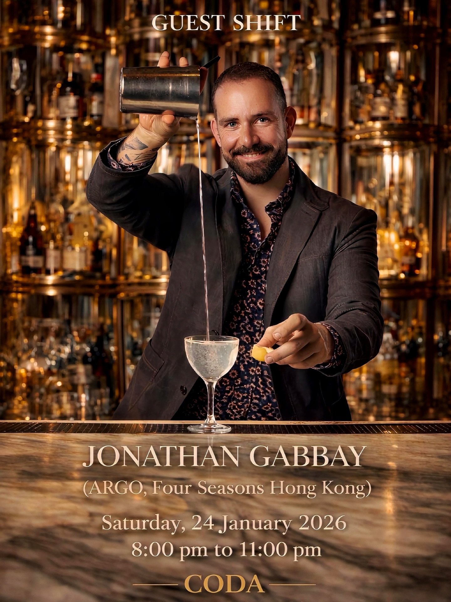 From one of the top-ranked bars on The World&rsquo;s 50 Best and Asia&rsquo;s 50 Best, ARGO at Four Seasons Hotel Hong Kong 香港四季酒店 arrives in Singapore for a one night only affair.

And the stage? CODA, the only bar in Singapore holding a perfect 5.0