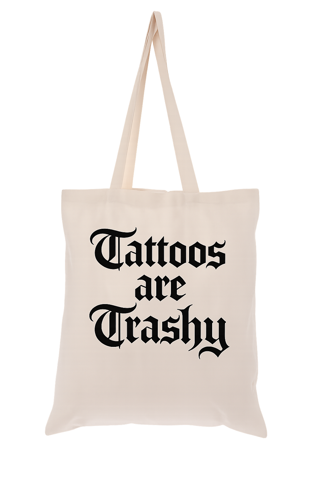 TATTOOS ARE TRASHY CANVAS TOTE