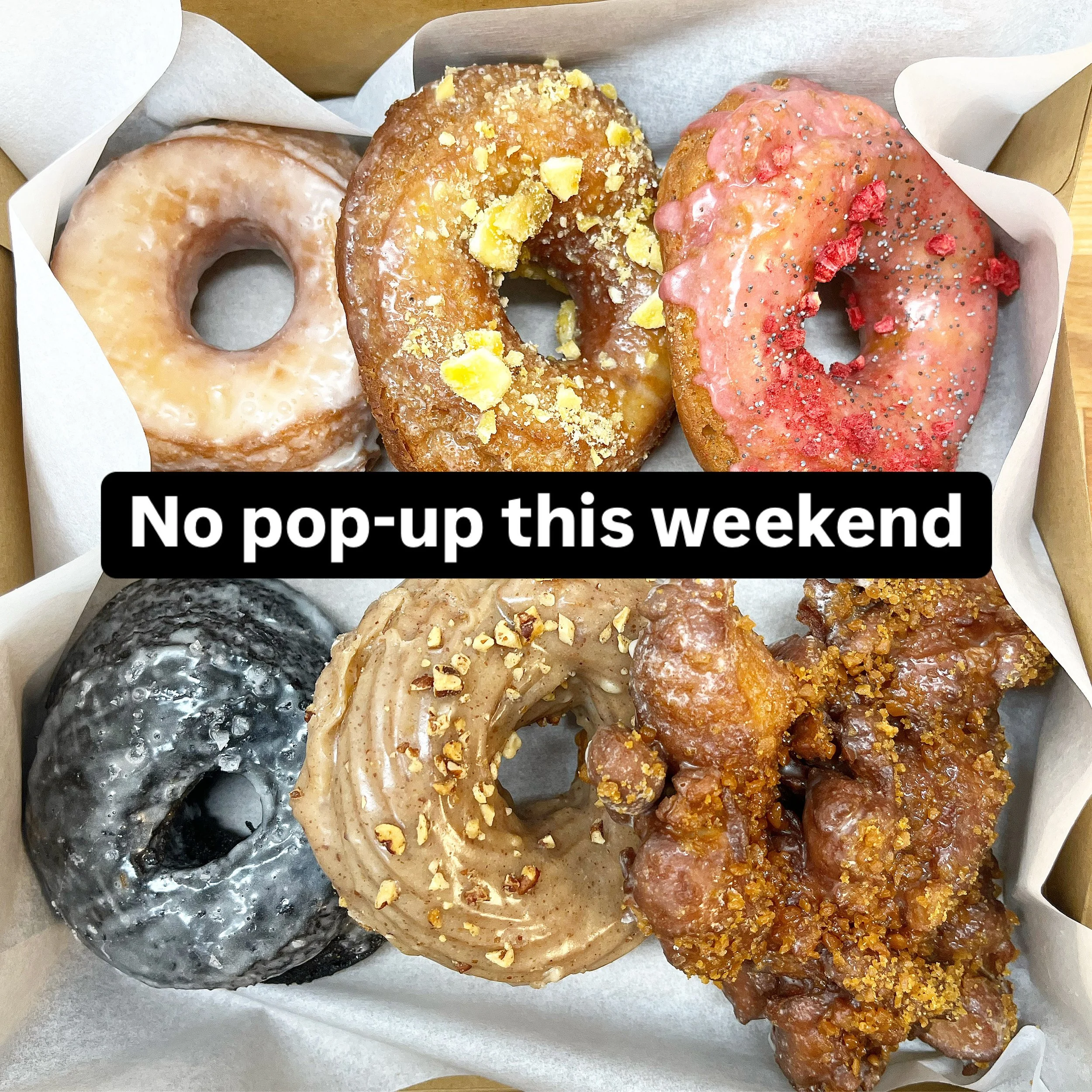 NO POP-UP THIS WEEKEND (10/11-12)