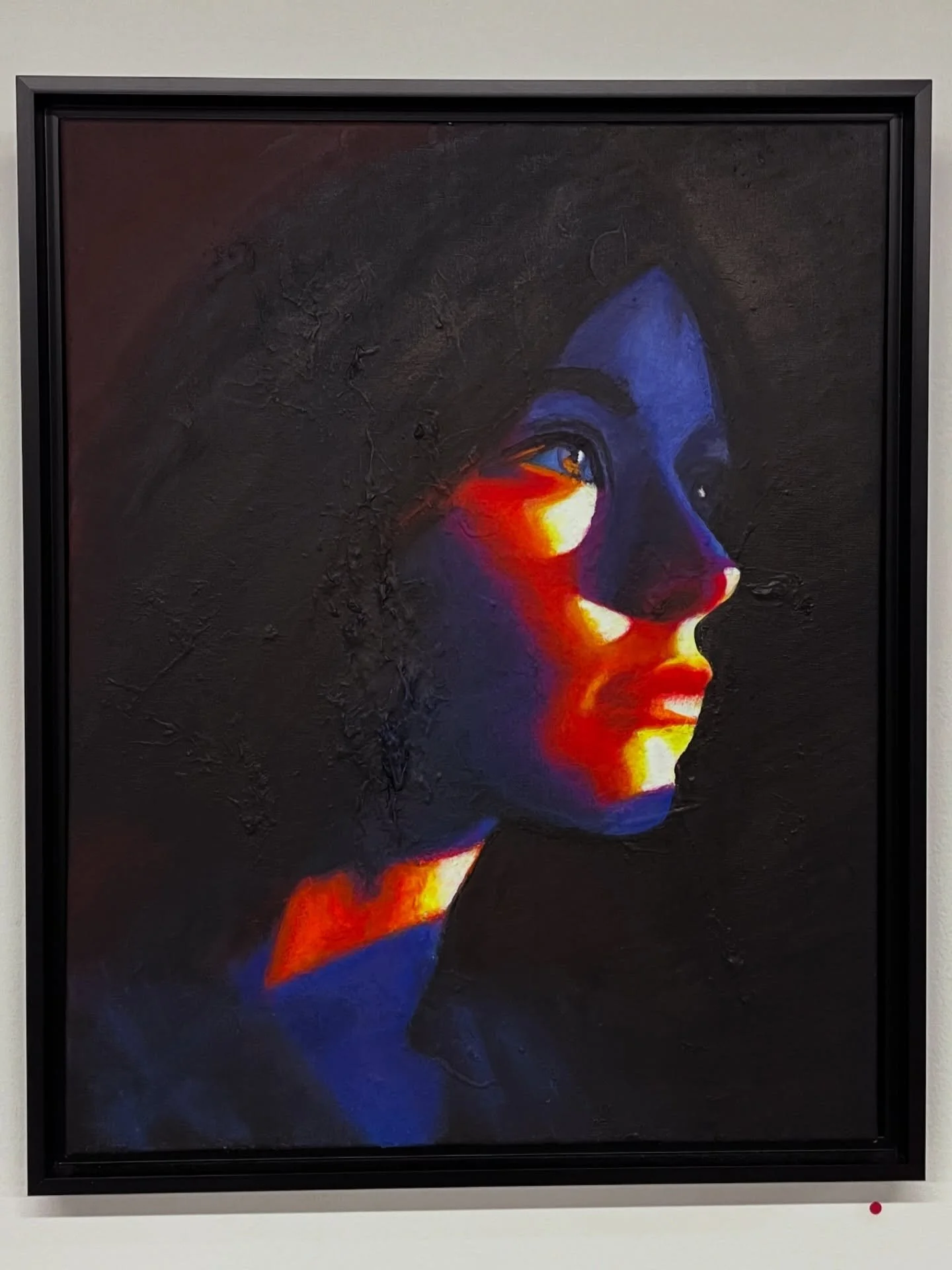 🔴🙂

&ldquo;Barbara&rdquo; has found a home. Thank you so much to the collector, I&rsquo;m so glad you connected with this piece.

While I was at @curation250 &rsquo;s HERE/NEXT I stepped out to grab a quick dinner and missed you 🤦&zwj;♂️ but I am 