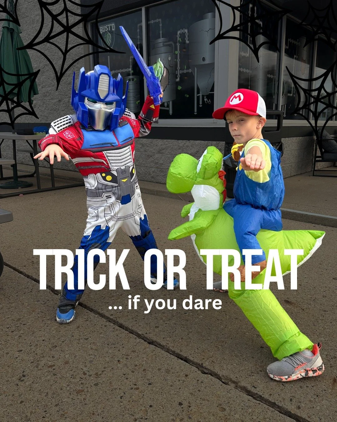 🎃 TONIGHT: White Stout + Trick or Treat 👻

Happy Halloween! 

Heights happening right here:
✨ Our first-ever White Stout taps at 3pm
✨ Trick-or-treat token game runs all night ($6.50 for 12 mystery pours)
✨ Costumes highly encouraged
✨ Good times g