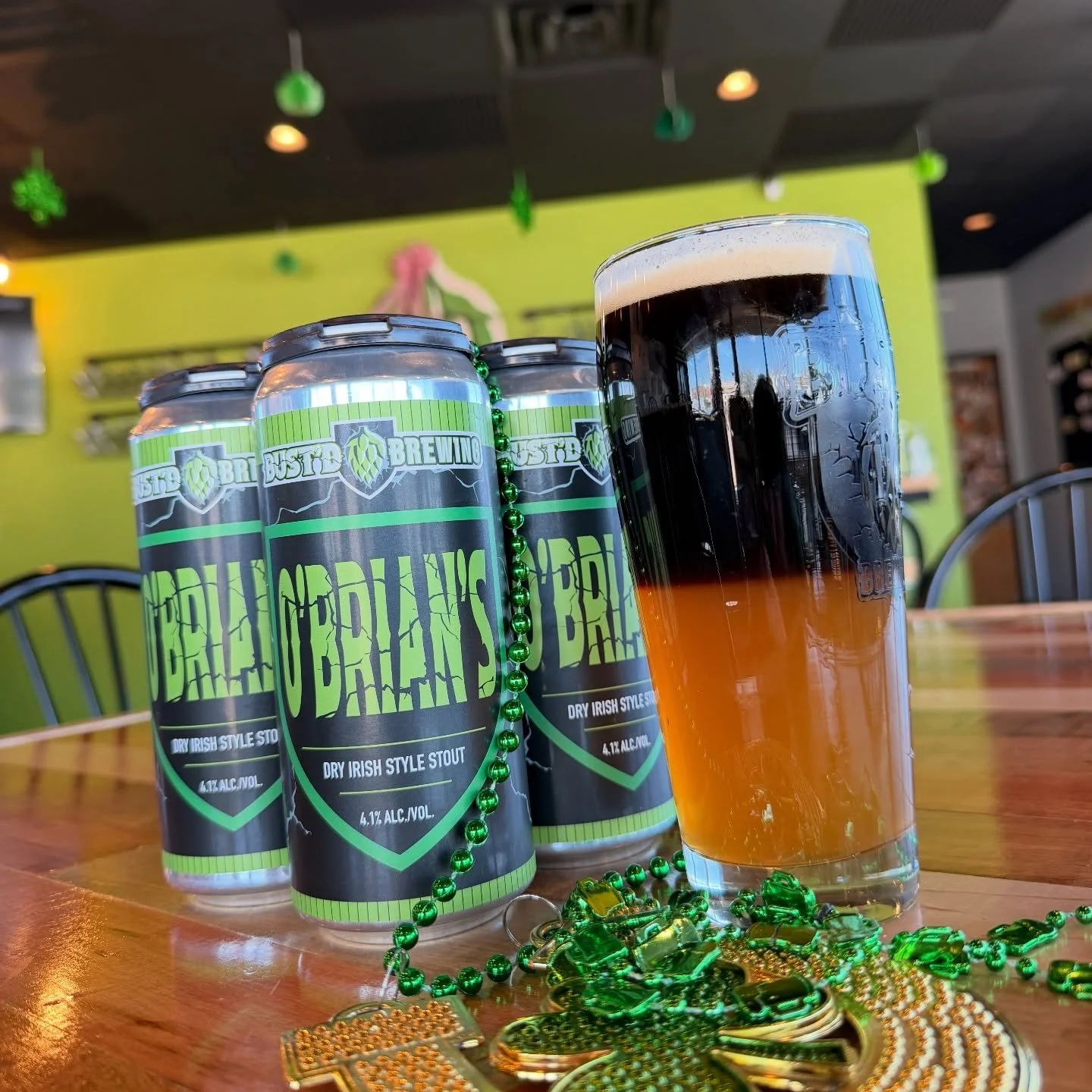 It&rsquo;s giving St. Patrick&rsquo;s Day and we are READY. 🍀

Too cold to be outside today so we brought the party indoors. O&rsquo;Brian&rsquo;s Irish Stout is on tap, the deals are locked in, and all we need is you.

Today only:
🍺 $5 O&rsquo;Bri