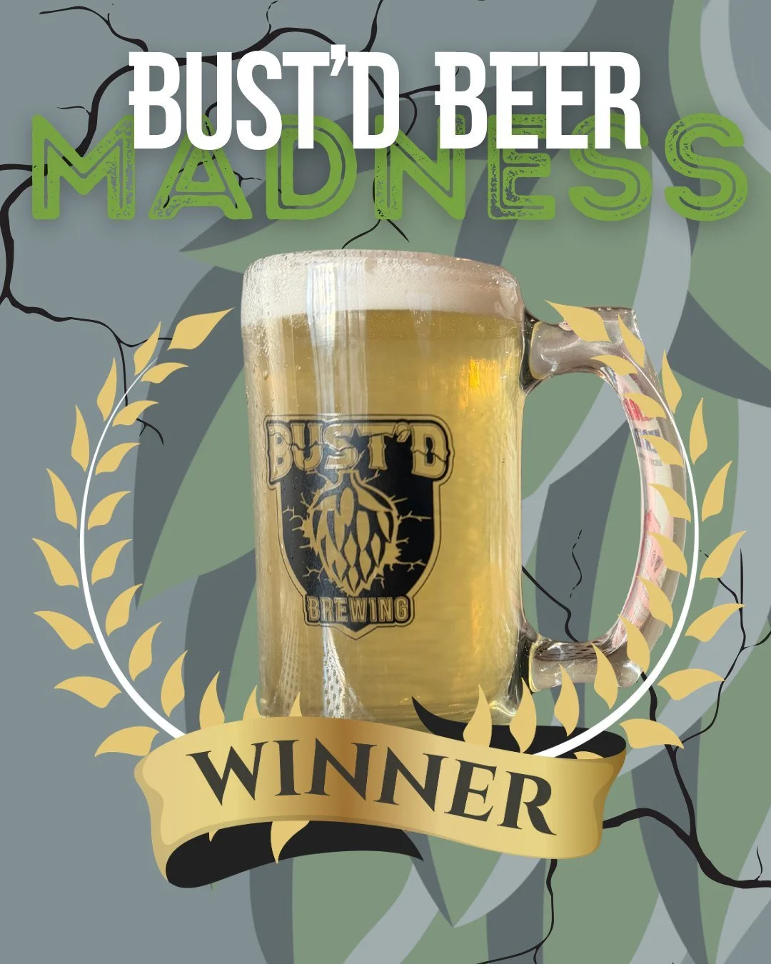 BY FIVE PINTS. FIVE. 🎙️

Heights Heritage is your 2026 Bust'd Beer Madness champion and it was not easy. Tower Pale Ale pushed all the way to the final minutes and we respect every ounce of it.

But Heights Heritage held on and the trophy is theirs.