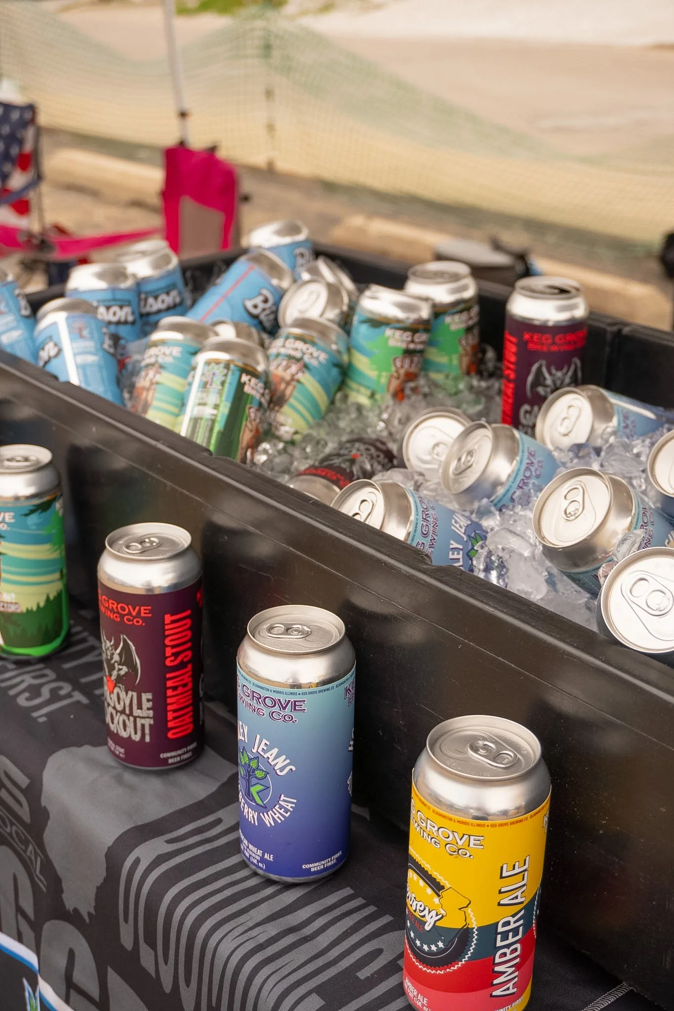 Local craft beer served at Bust’d Brewing Beer Bash in Peoria Heights IL