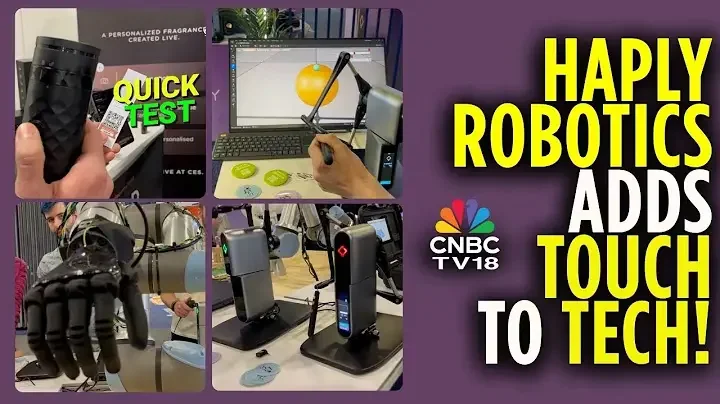 CNBC-TV18が、Haplyタッチ操作対応の物理AI技術を取り上げた