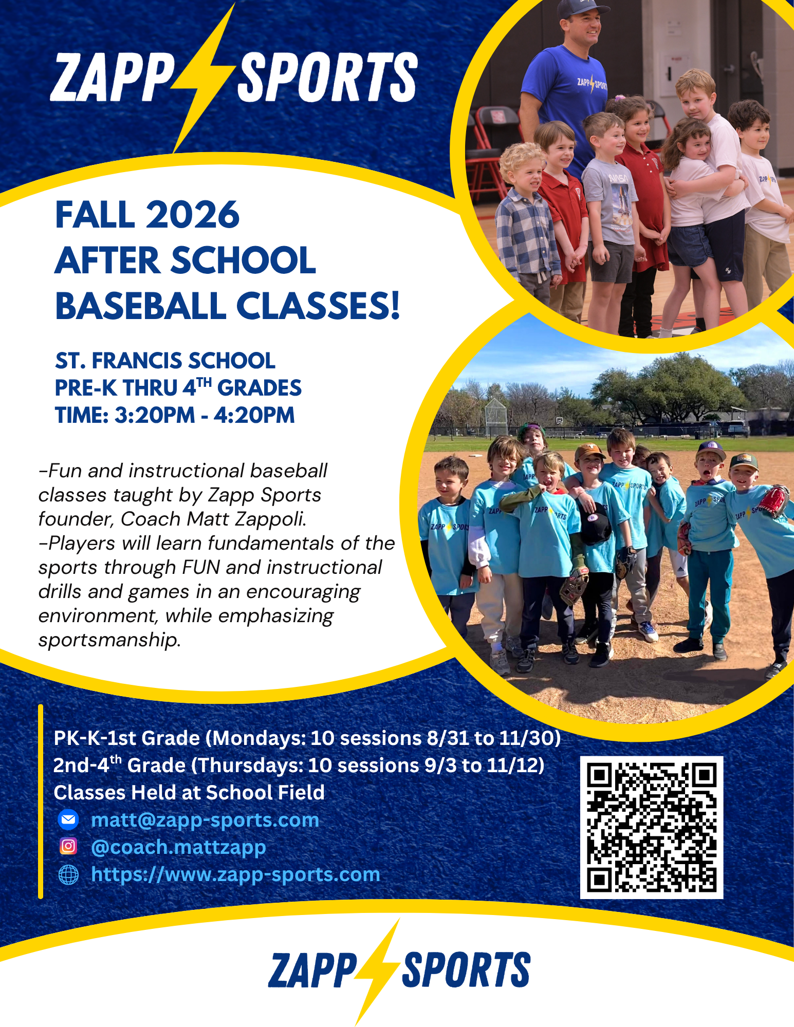 Zapp Sports Flyer (St. Francis School-Fall 2026).png