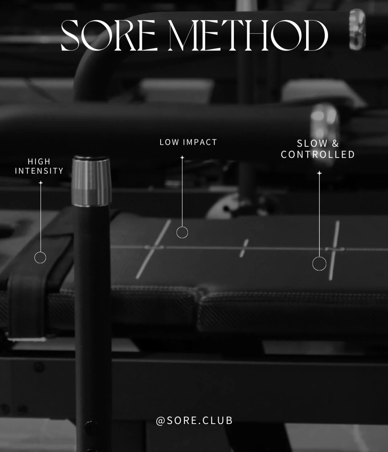 Sab&iacute;asss quee SORE CLUB no es pilates tradicional?? SORE CLUB EL &Uacute;NICO ESTUDIO PILATES MODERNO EN M&Eacute;XICO!!! Stay tuned para nuestra fecha de apertura !! 💡⌛️ #soreclub #soreclubofficial #soreclubmexico #modernpilates #strengthclu
