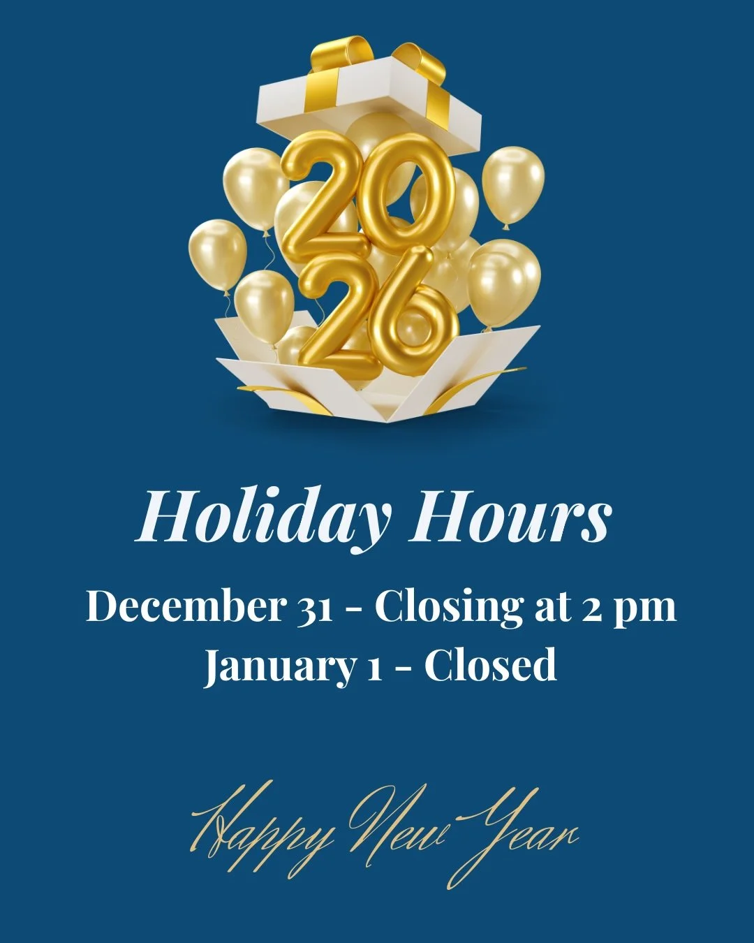 Just a reminder that our offices will be closing today at 2 pm in observance of New Year's Eve. We will resume our normal operating hours on Friday, January 2nd. 
We wish everyone a happy and safe New Year!🎉
#whereyoubelong #welcomehome #bankatngnb