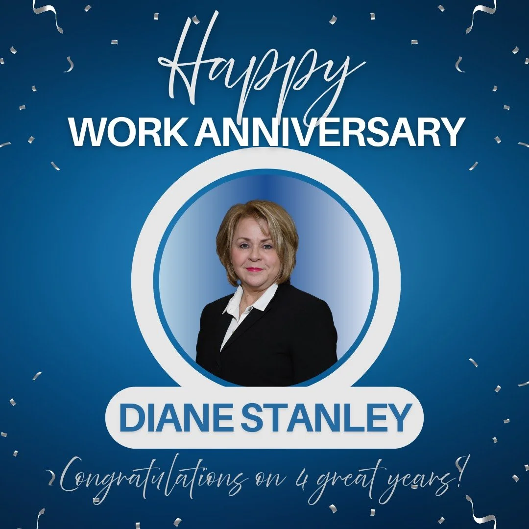Four Years of Impact and Growth! 💪

Wishing a huge congratulations to Diane Stanley on reaching her 4-year milestone with us! In just four short years, you&rsquo;ve made a lasting impression with your dedication and talent. We are so lucky to have y