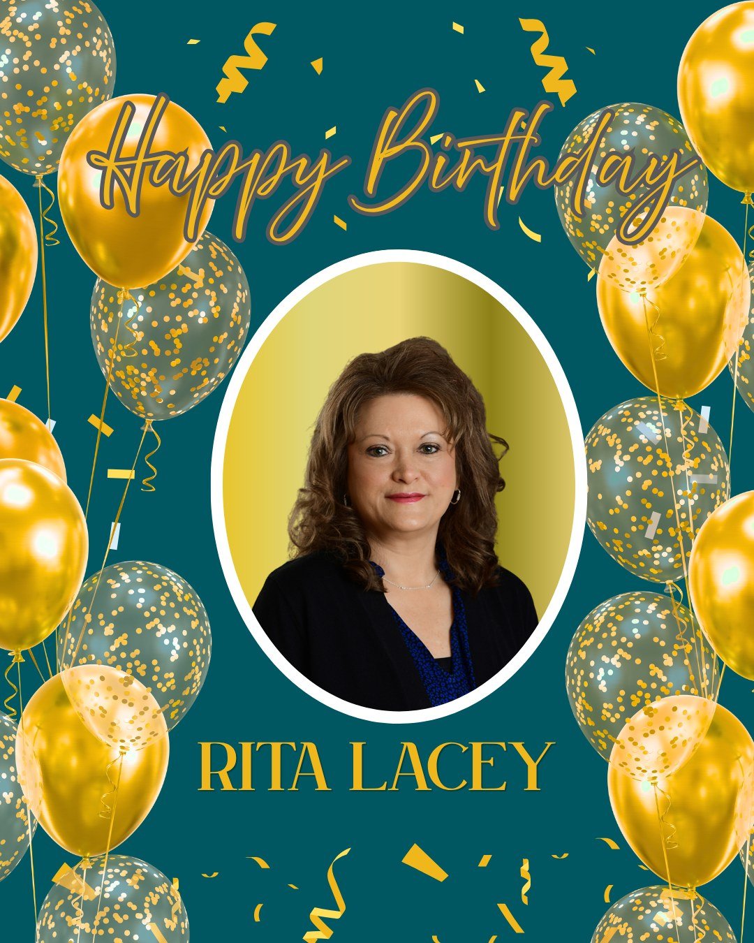 🎁 Happy Birthday, Rita Lacey!🎉

Your commitment to excellence, collaborative spirit, and leadership are a vital part of our success. We celebrate you today and look forward to many more milestones ahead. 🎂