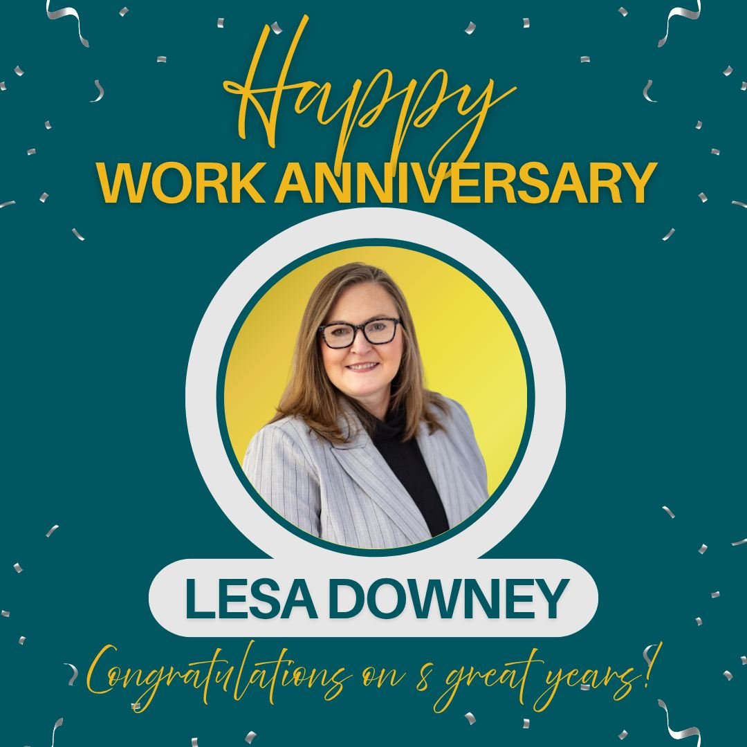 Today we&rsquo;re proud to celebrate 8 years of dedication, leadership, and service from Lesa Downey.🎉

Over the years, Lesa has made a lasting impact on our team, our customers, and the communities we serve through her commitment to relationship ba