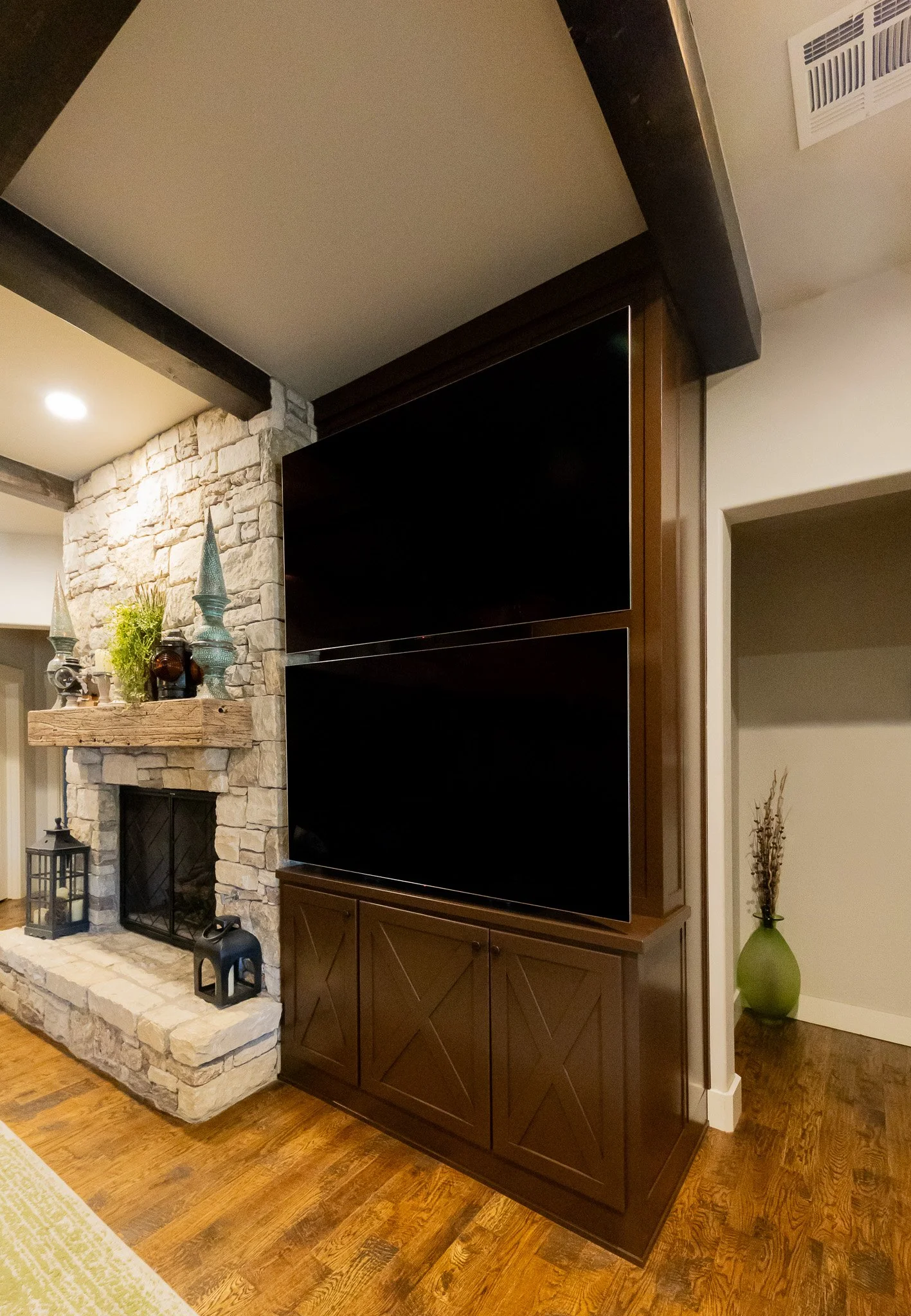Double TV Entertainment Center