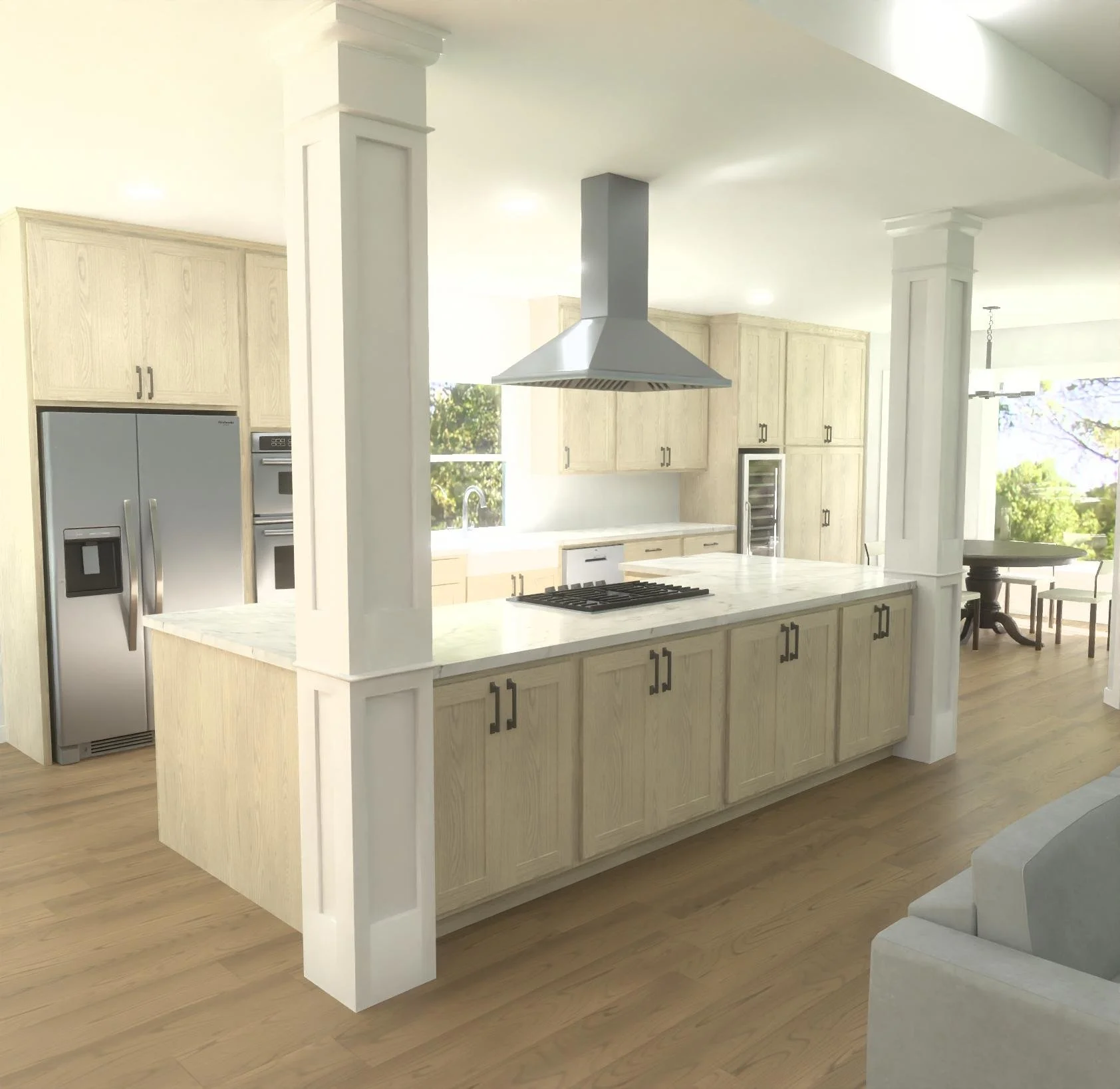 Kitchen rendering 