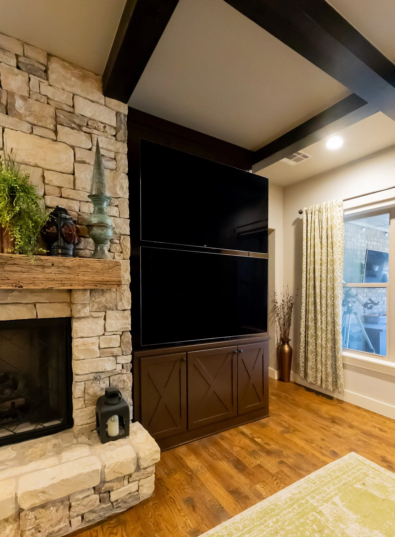 Double TV Entertainment Center