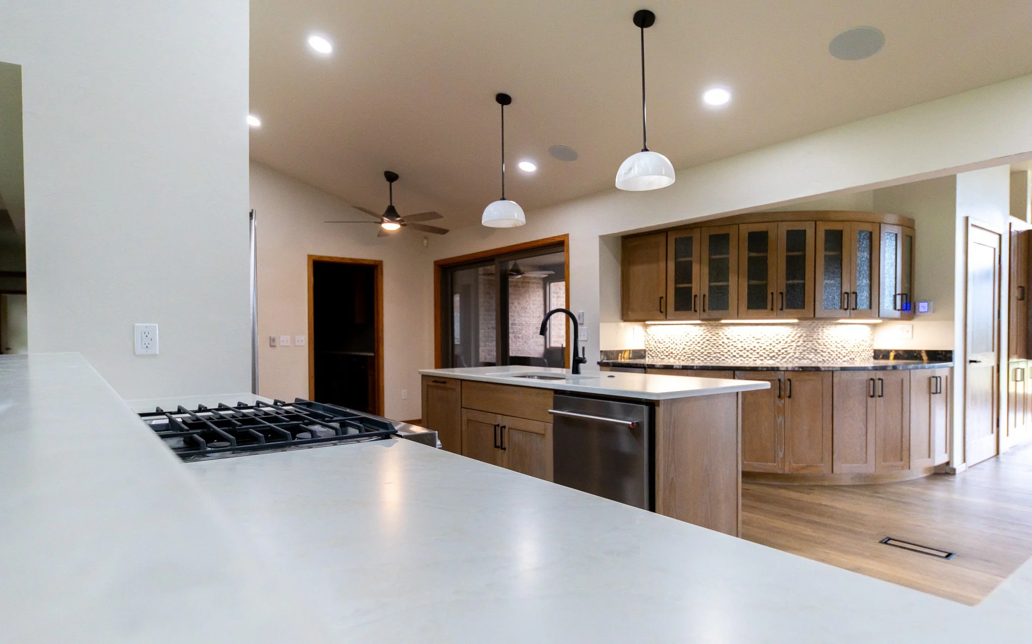 Custom Kitchen Lightning Loss Restoration
