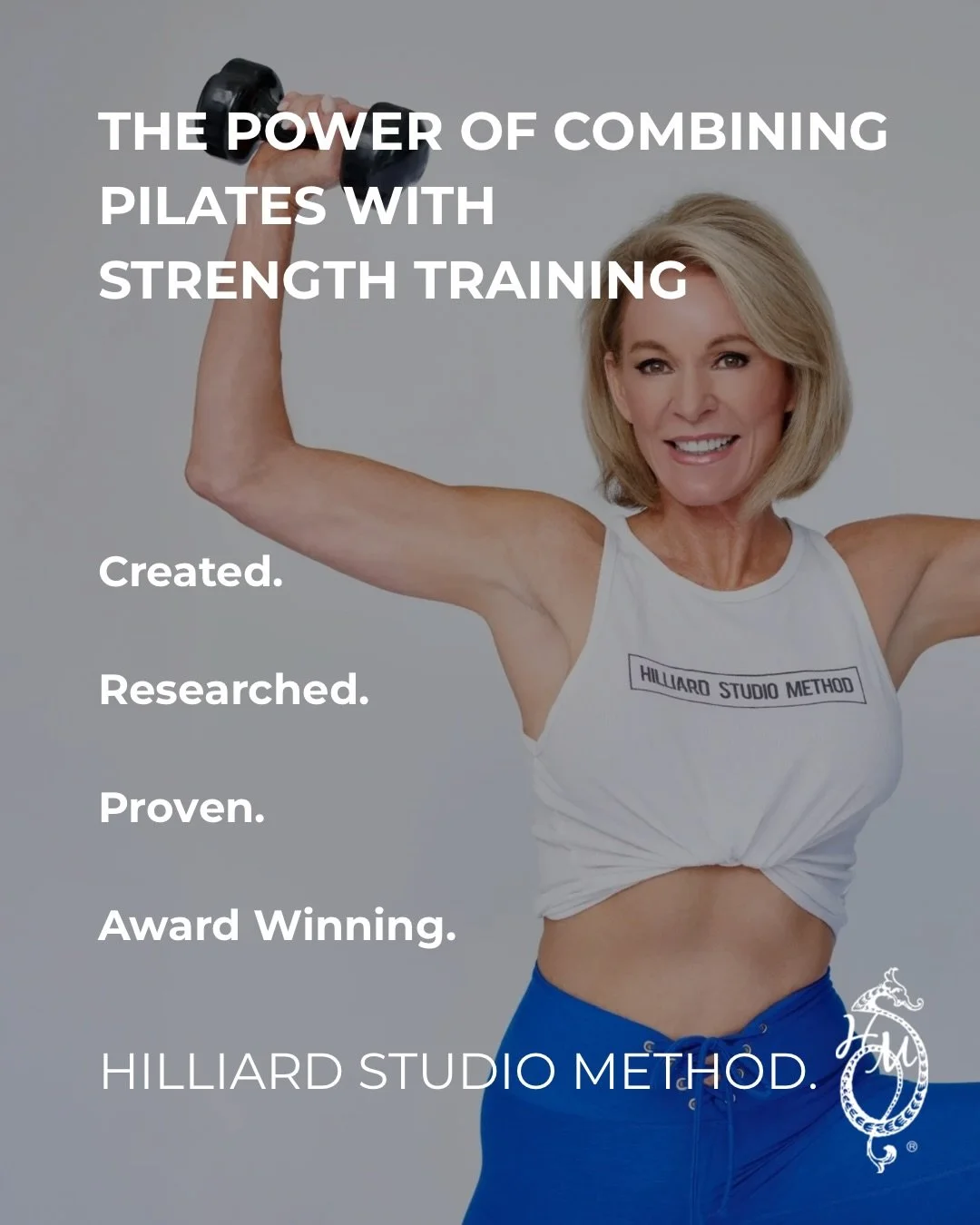 Hilliard Studio Method was created to deliver the powerful combination of Pilates and Strength Training; achieving results never before seen in either standalone method. With this unique synergistic fusion of Pilates and Strength, perfected and prove