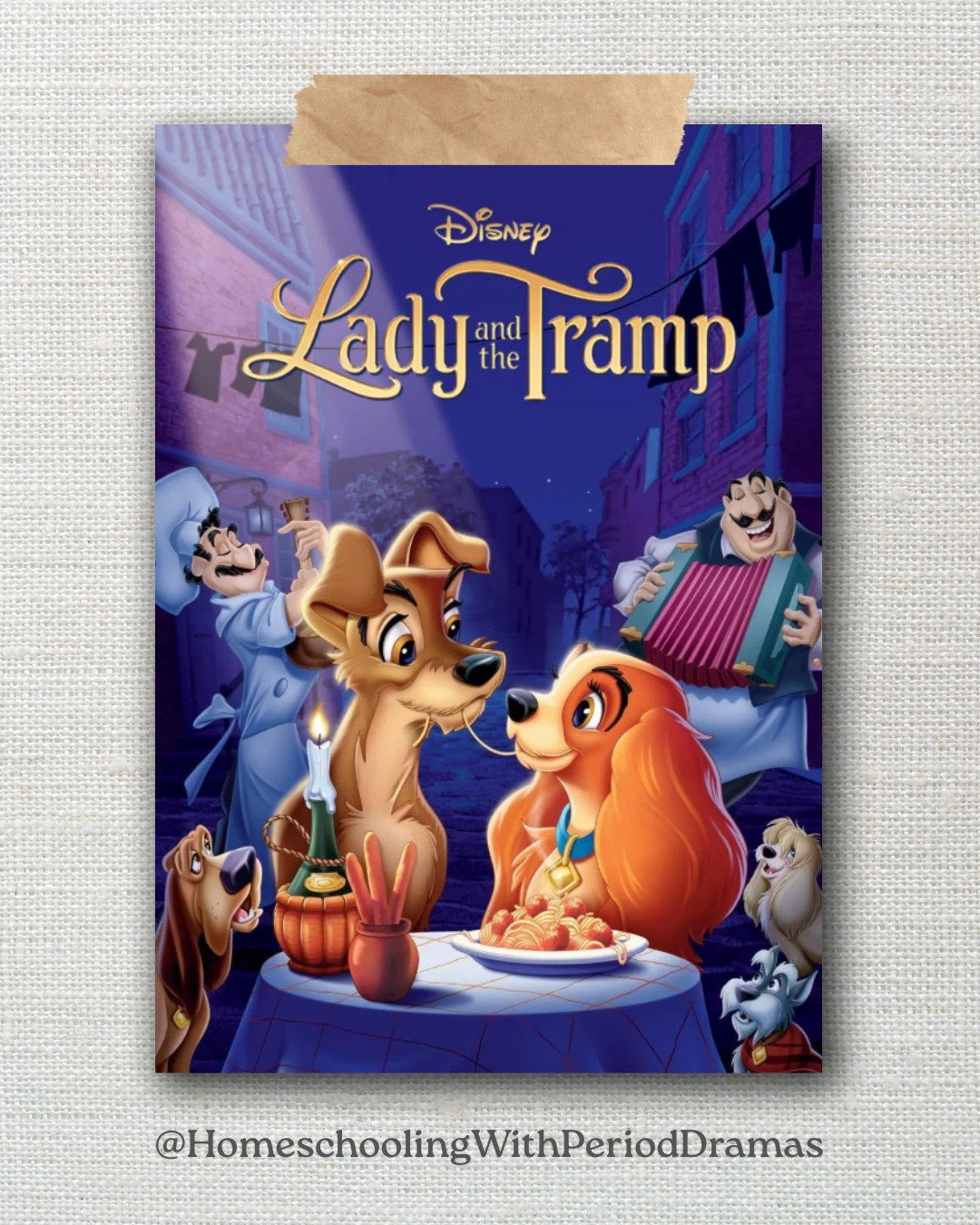 🎬 Lady and the Tramp (1955) | G
Set in 1909, a pampered cocker spaniel is thrust into danger when circumstances leave her wandering the streets, where an adventurous and street-wise stray helps her survive, return home, and discover a deeper underst