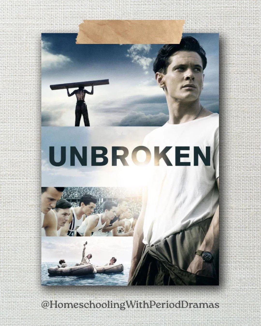 🎬 Unbroken (2014) | PG-13
Based on a true story, this World War II drama follows Olympic runner Louis Zamperini, who survives a plane crash, endures 47 days adrift in the Pacific Ocean, and faces brutal treatment in a Japanese prisoner-of-war camp w