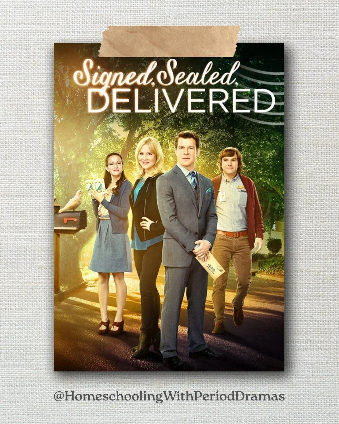 🎬 Signed, Sealed, Delivered (2014 10 episode TV series, plus 15 movies) | TV-PG
A team of postal workers in the Dead Letter Office tracks down the recipients of undeliverable letters and packages, often uncovering stories of love, loss, and hope alo