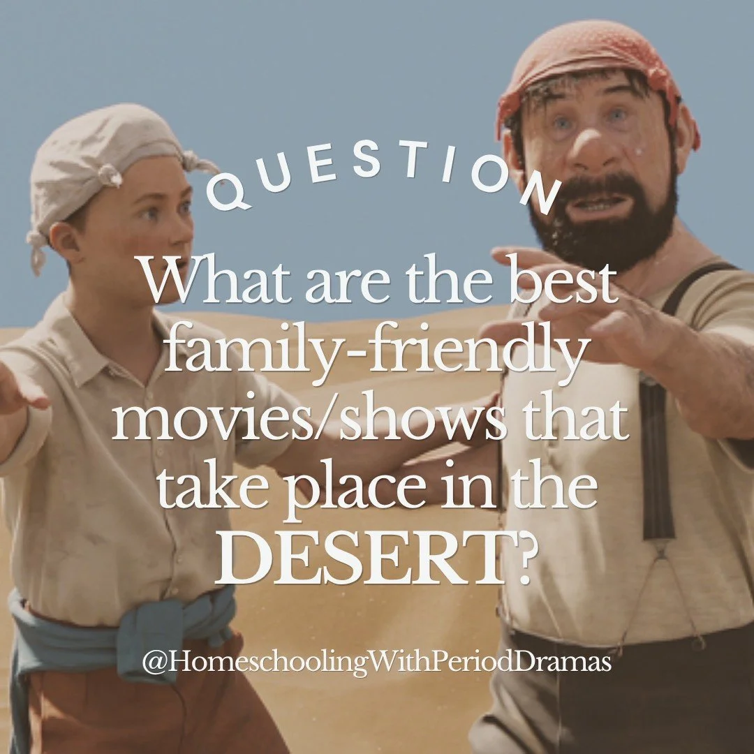🐪🎬 What are your favorite family-friendly movies, shows, and documentaries that take place in the desert? Please share all your recs in the comments below! ***Pictured: "The Adventures of Tintin" (2011).

#homeschoolmom #homeschoolmovieni