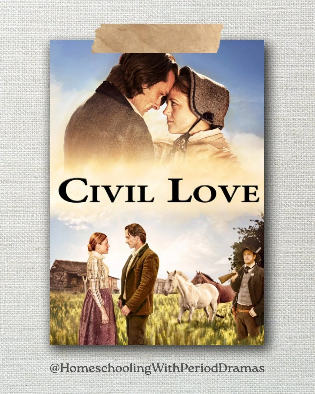 🎬 Civil Love (2012) | PG
This is a Hallmark-like romantic Civil War drama about a Union widow who shelters a wounded Confederate soldier, leading to an unexpected bond that challenges loyalty, grief, and the possibility of new love. Set in the 1860s