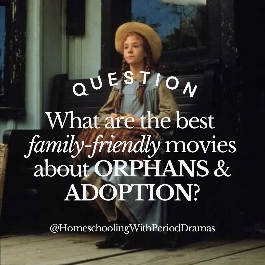 What are some of your favorite family-friendly movies about ORPHANS and ADOPTION? ❤️ Keep reading for my recs... 👇🏼

1. Anne of Green Gables (1985)
2. Anne of Green Gables (2016)
3. Pollyanna (1960)
4. Pollyanna (2003)
5. Christmas Oranges (2012)
6