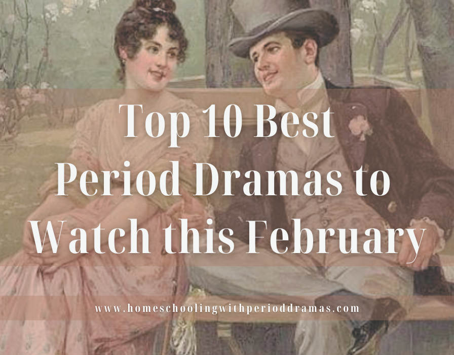 Top 10 Best Period Dramas to Watch this February - A Painting of a old fashioned couple sitting on a bench in a park.