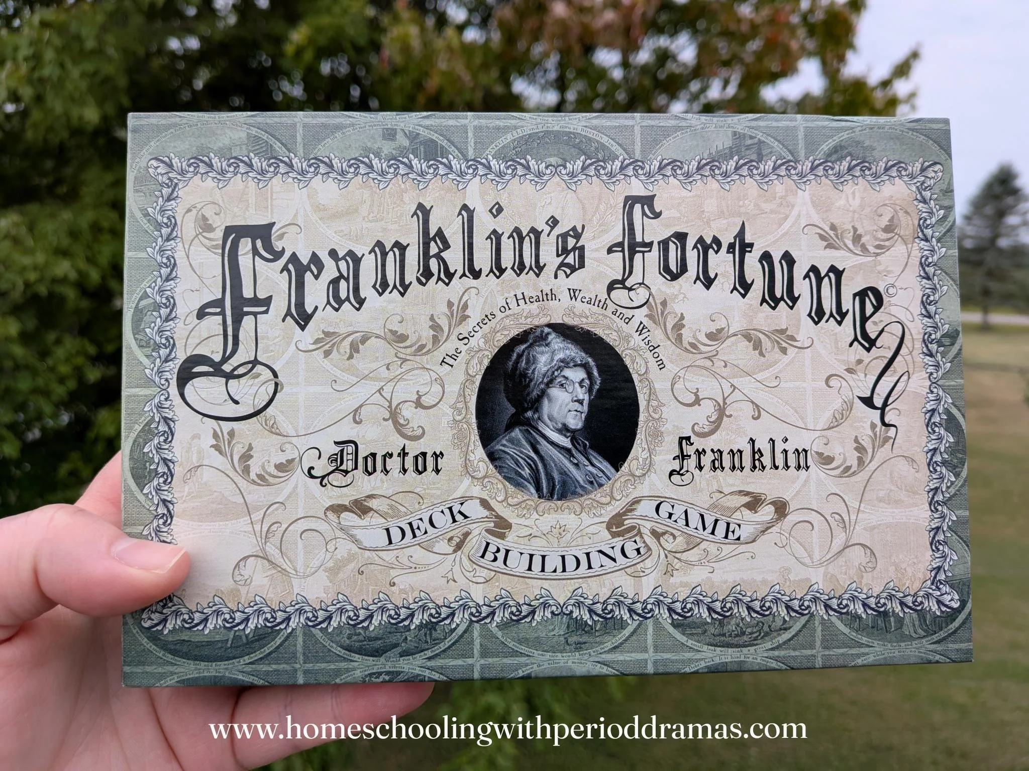 Franklin's Fortune Game - Front of the Box
