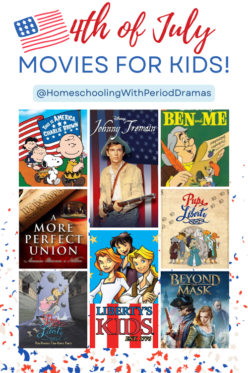 4th of July Movies for Kids Pinterest Pin