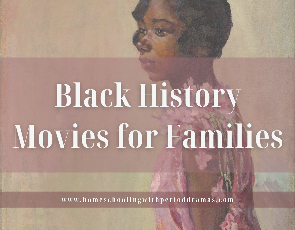 Black History Movies for Families - Painting of a black woman dressed in a pick dress