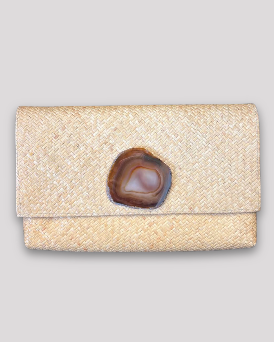 Chloe Rattan Clutch