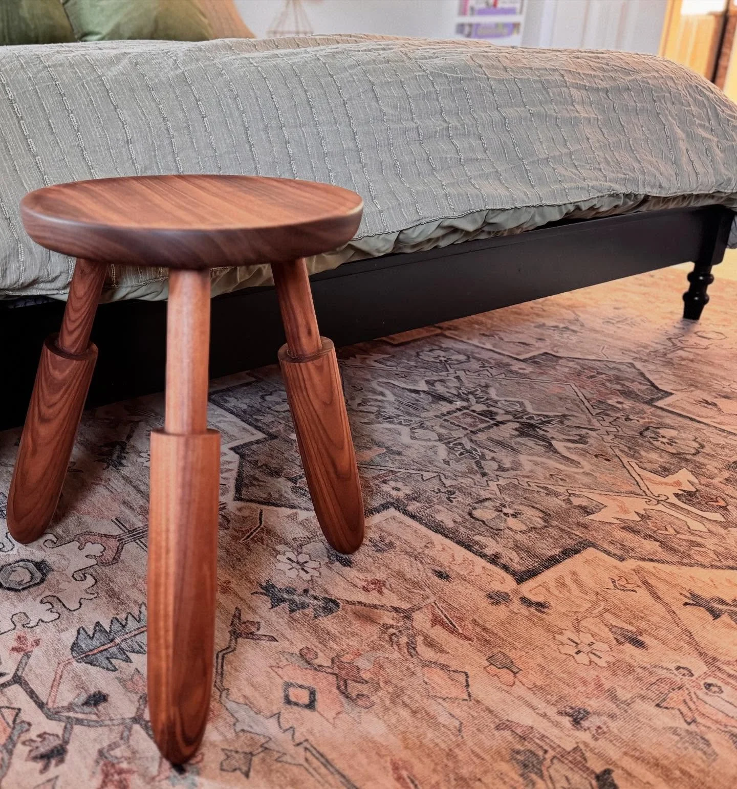 I heard such great feedback on this that I&rsquo;m giving this beauty a permanent spot on the feed. Our Belicoso stool in walnut! A versatile piece that can be used as a stool, cocktail table or a display stand. I&rsquo;m dreaming up one that has a s