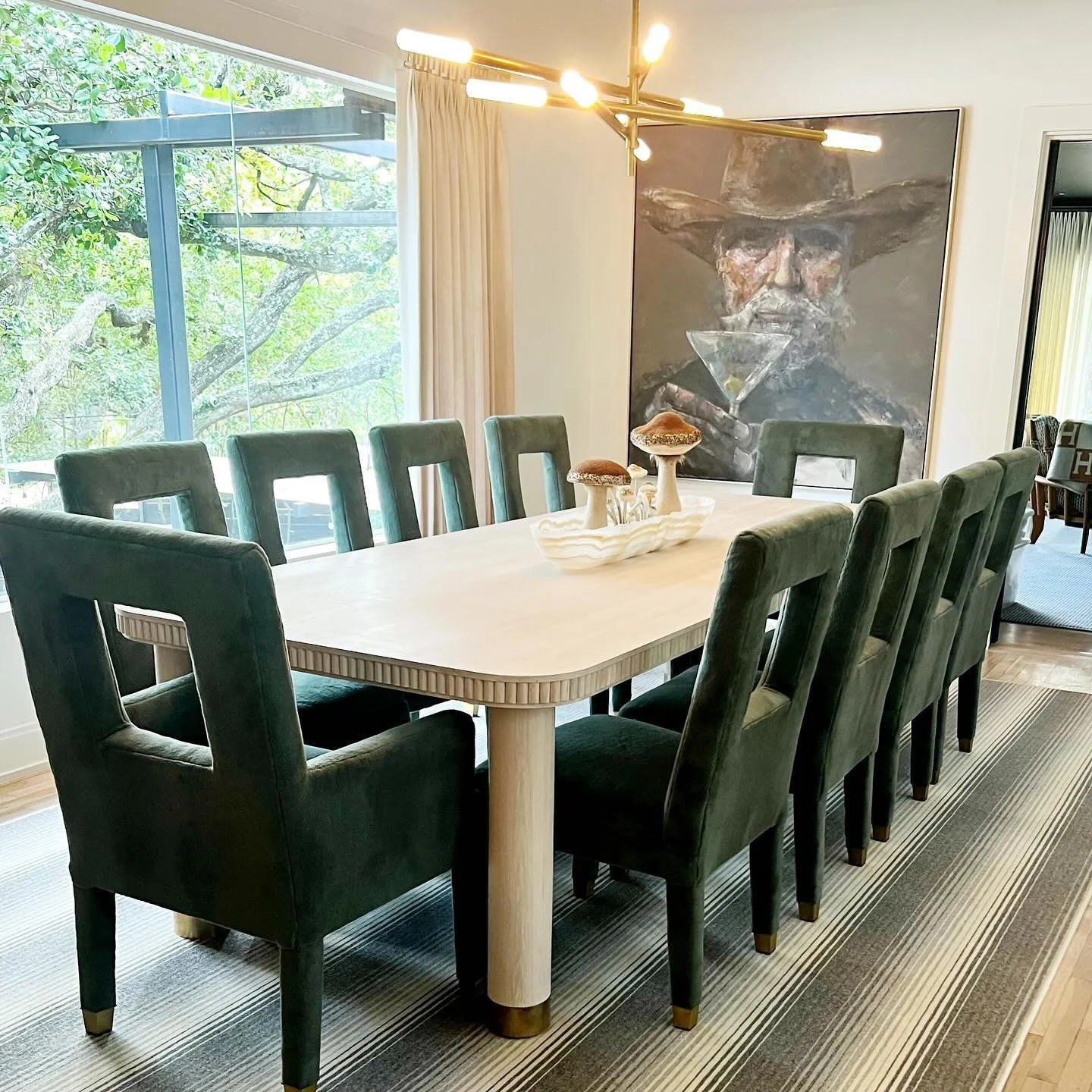 Delivered late last year and designed in collaboration with @mcleaninteriors for @littlekourtney, this massive whitewashed white oak table is more than just a table. It&rsquo;s been a journey of learning and gratitude and I&rsquo;m so thankful that I