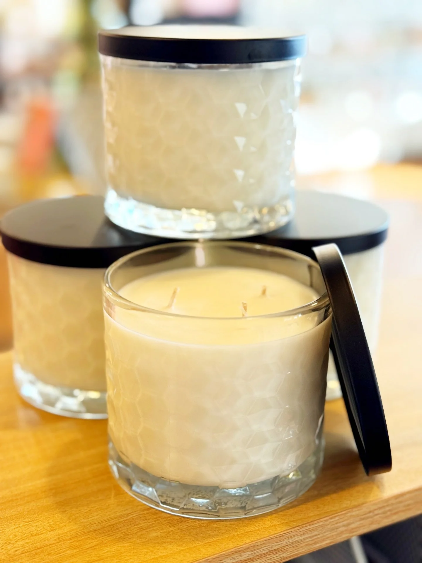 🕯️✨ New by popular demand!!
Introducing our new larger 3-wick candles, crafted to fill the room with warmth and layered with the same signature fragrances you love. Designed for a strong throw, longer burn, and a beautifully refined presence&hellip;