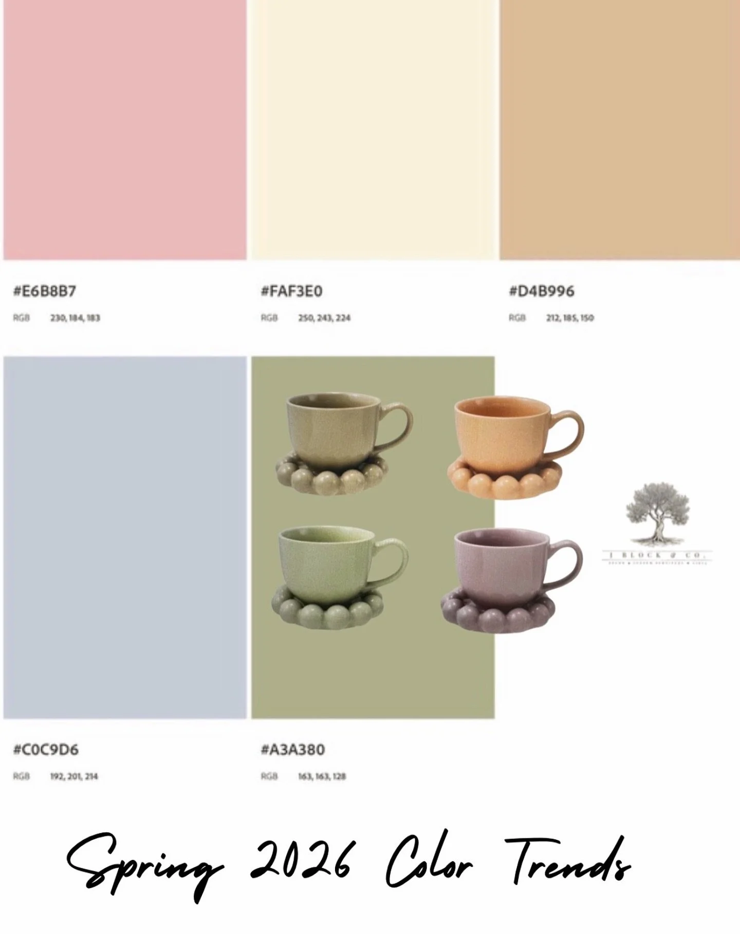 Spring 2026 is calling&hellip; and these are the colors of the season 🌸

You can trust J Block &amp; Co to have you covered when it comes to timeless spring d&eacute;cor with a trend-forward touch.

Stop in and see what&rsquo;s new! Shop in-store or