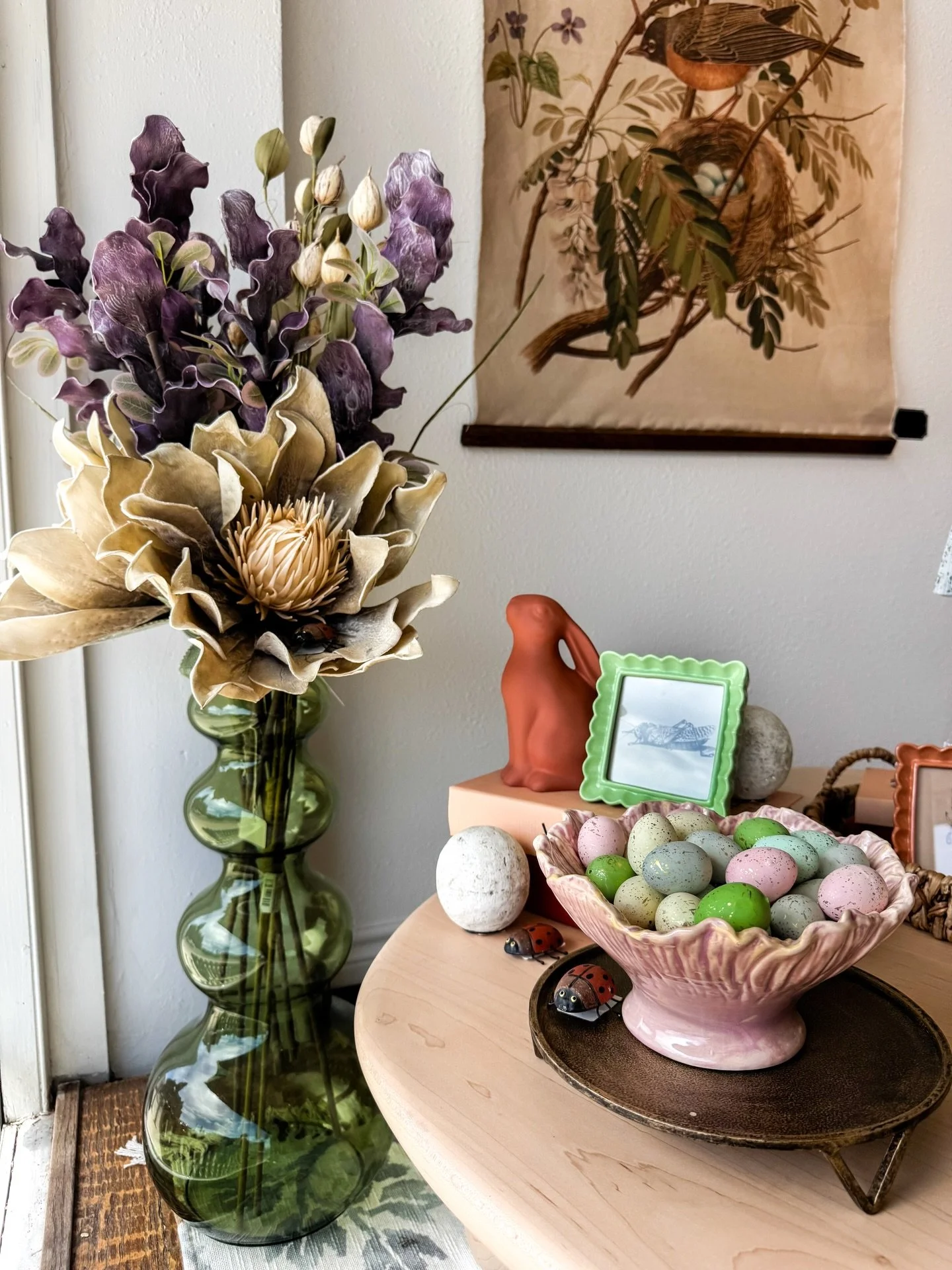 On this Good Friday, we pause, reflect, and honor grace. ✝️

Table made by: @jblockdesigns 

Timeless pieces, curated with intention - J Block &amp; Co.

#goodfriday #easterdecor #springdecor #homedecor