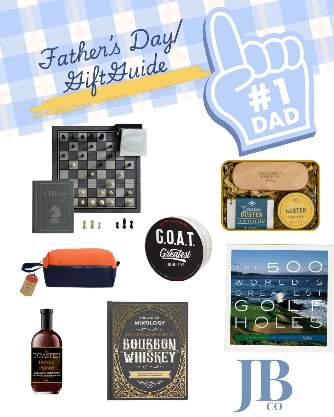 🎁 Father&rsquo;s Day is next weekend.

Skip the last-minute scramble and shop our curated Father&rsquo;s Day Gift Guide featuring:

&bull; Vintage Book Chess Set
&bull; Gentlemen&rsquo;s Hardware Grooming Kit
&bull; Travel Dopp Kit
&bull; G.O.A.T. S