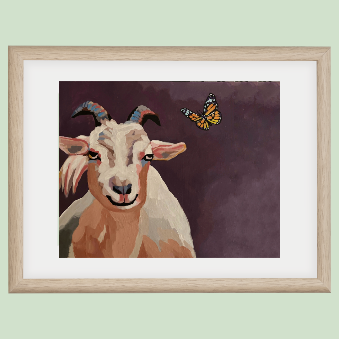 Goat and Butterfly