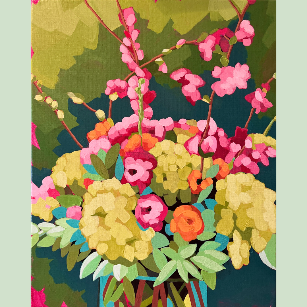 Green Hydrangea Bouquet