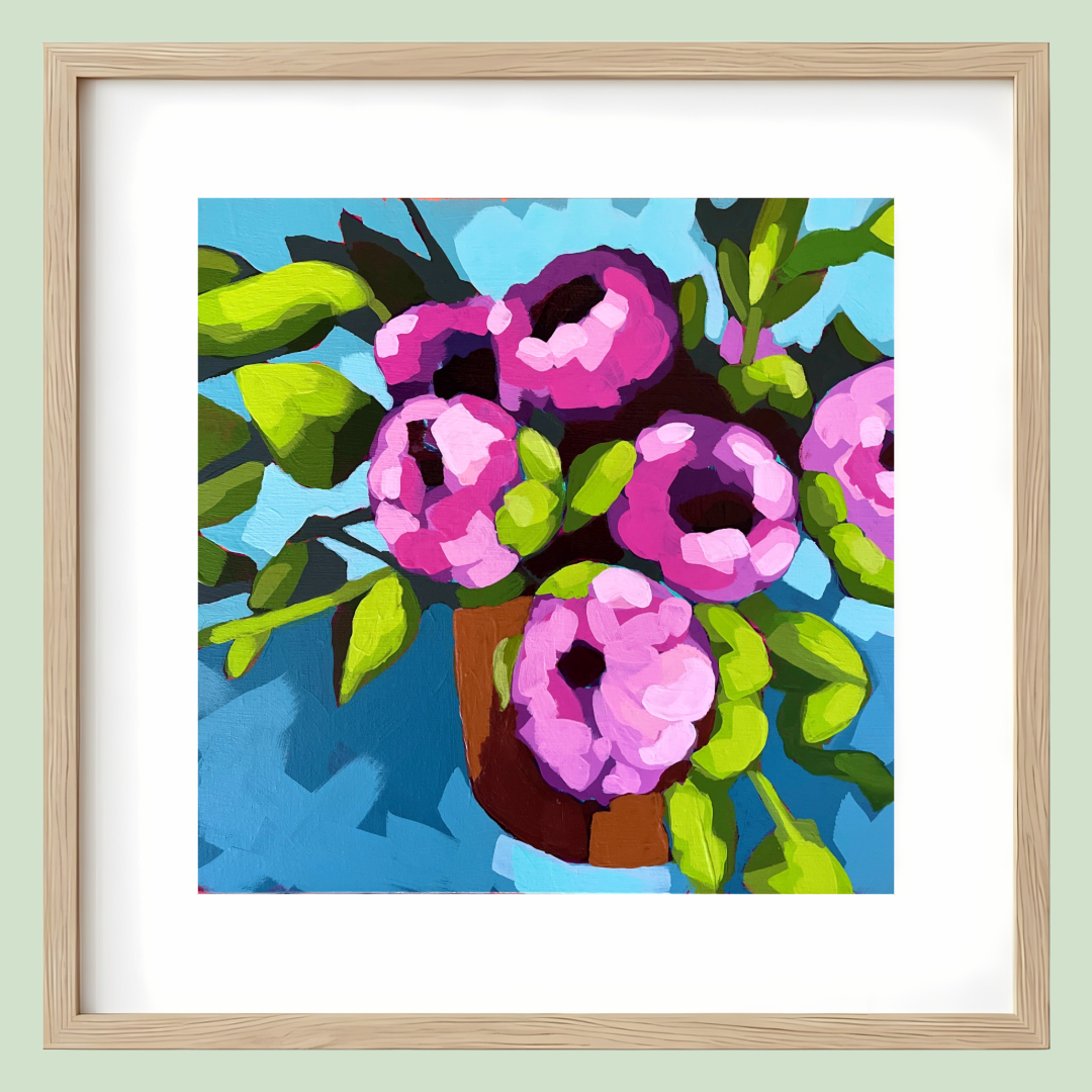Purple Peonies