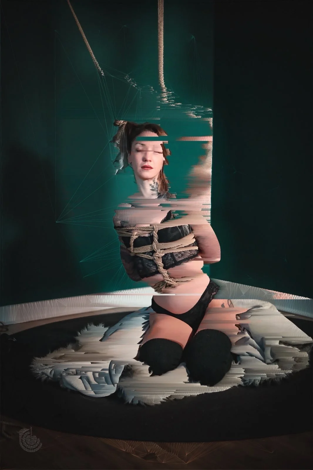 Shibari is Glitch art