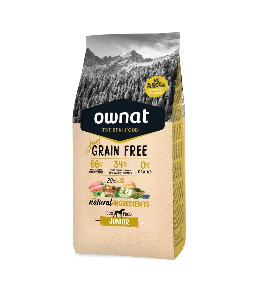 Ownat Just Grain Free Cão Junior 14kg