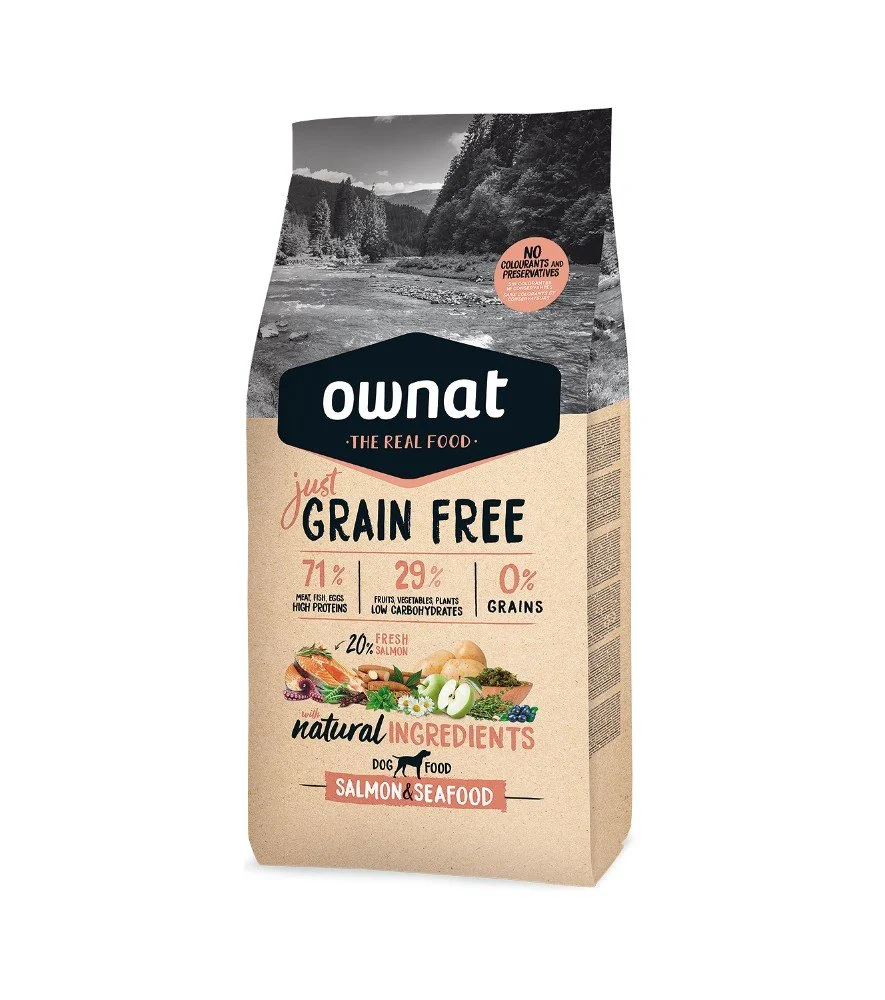 Ownat Just Grain Free Salmon & Seafood 14kg
